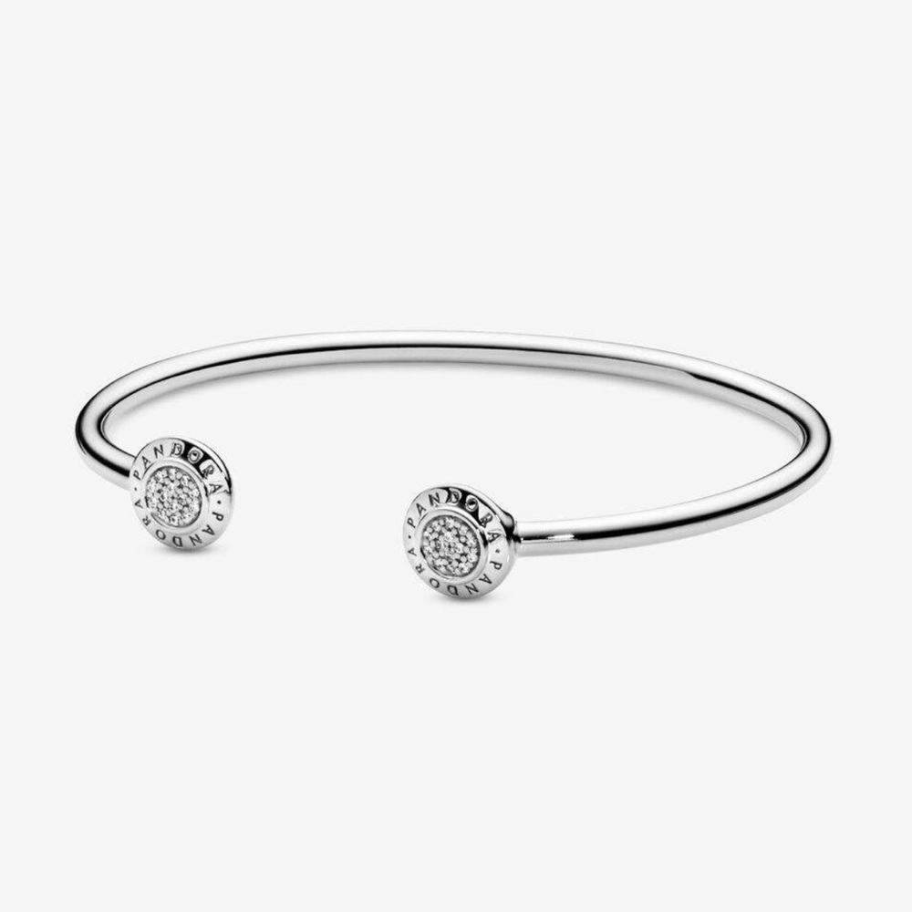 pandora logo pave bracelet